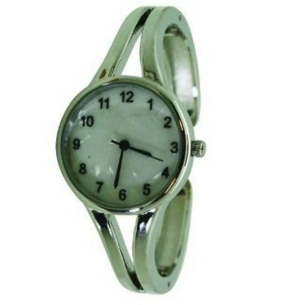 Olivia Pratt Slim Small Numbers Dial Metal Bangle Watch